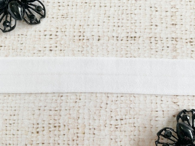 Резинка бельевая (окантовочная) матовая, ш. 2 см, белый