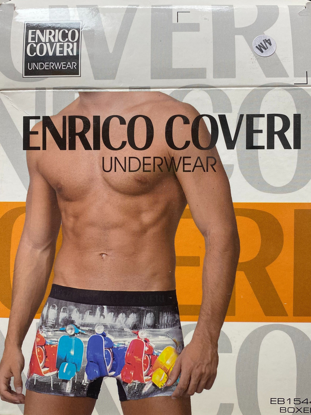 Мужские трусы боксеры M/48, хлопок, Enrico Coveri Италия