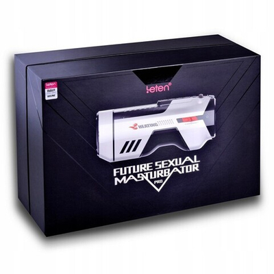 Автоматический мастурбатор Leten Alice Future Pro 3.0 (вагина и анус) (Цвет: бело-черный)