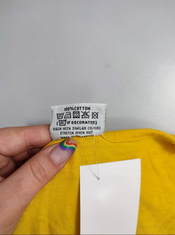 Футболка из хлопка с принтом 46 размер