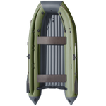 Лодка ПВХ Angler Reef Тритон 340FiНД с интегрированным фальшбортом -