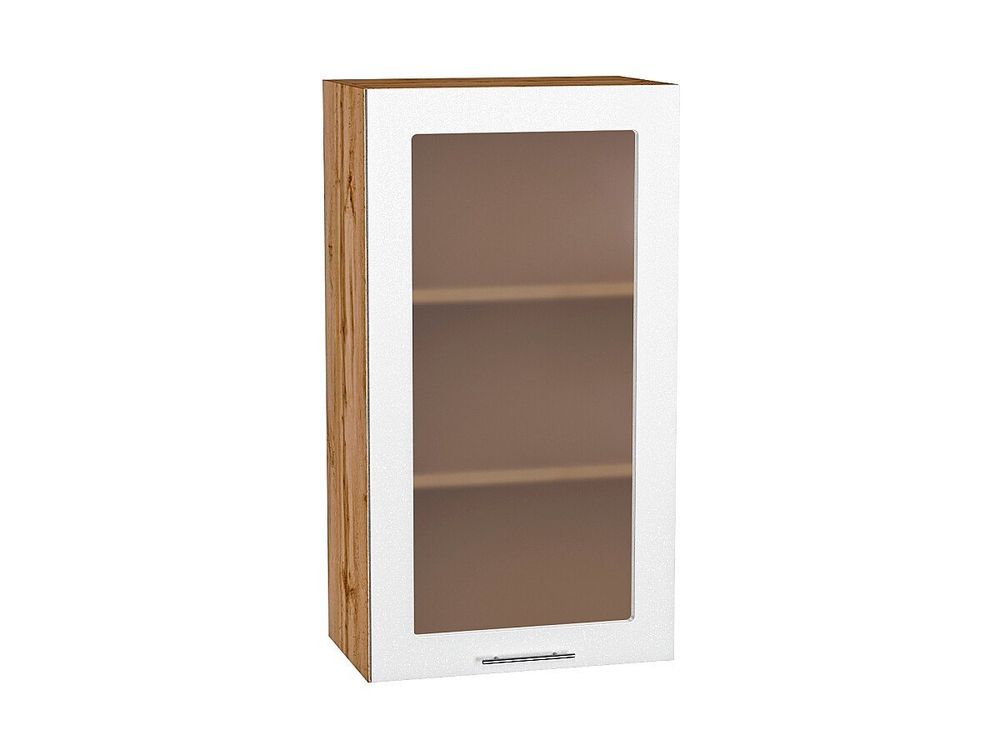 Шкаф верхний с 1-ой остекленной дверцей Валерия-М