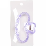 Заколка-краб для волос на блистере «Cruella- Сердце», микс 6 цветов, 9,5 см