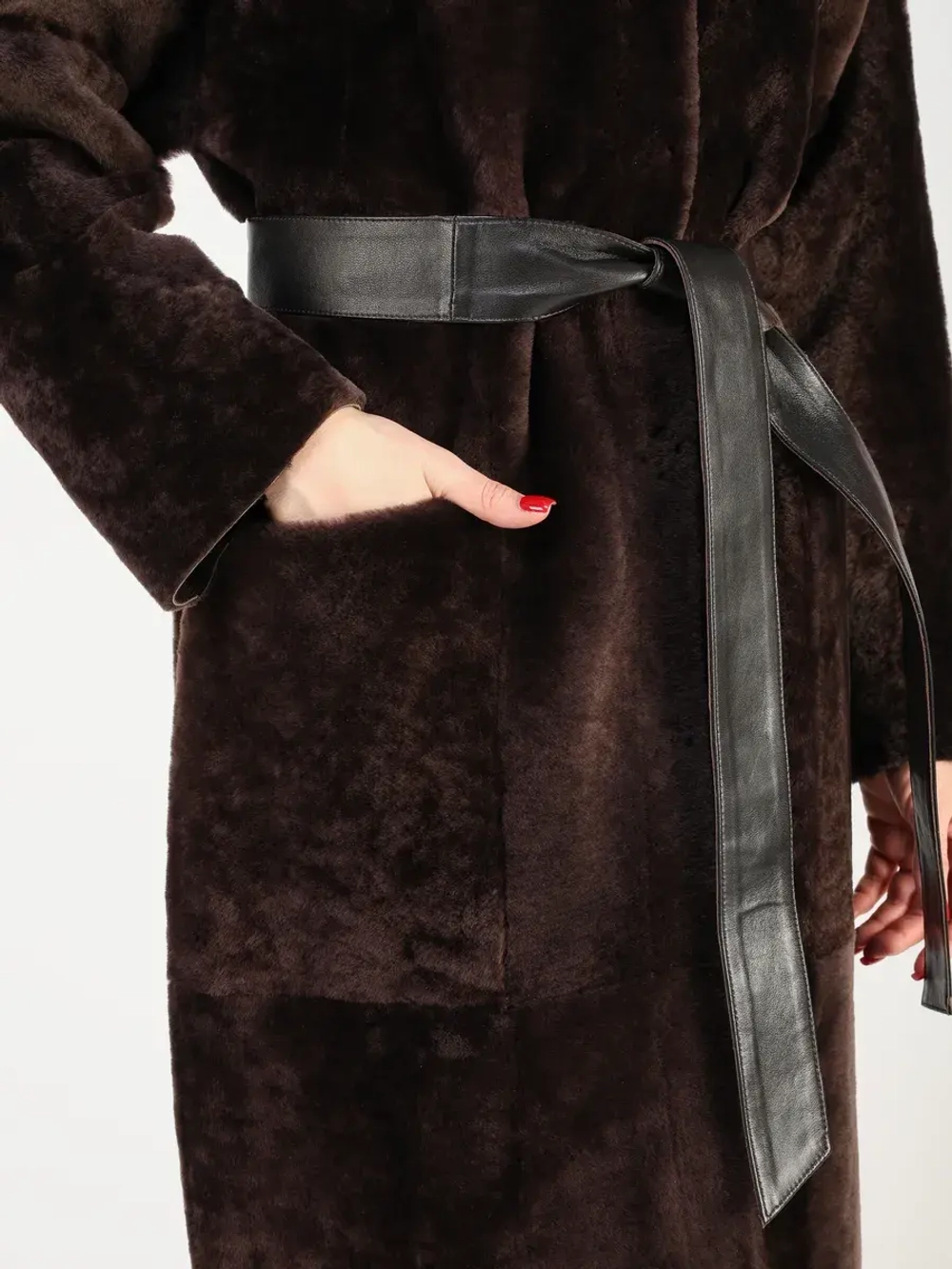 Дубленка зимняя шуба натуральная двухсторонняя оверсайз