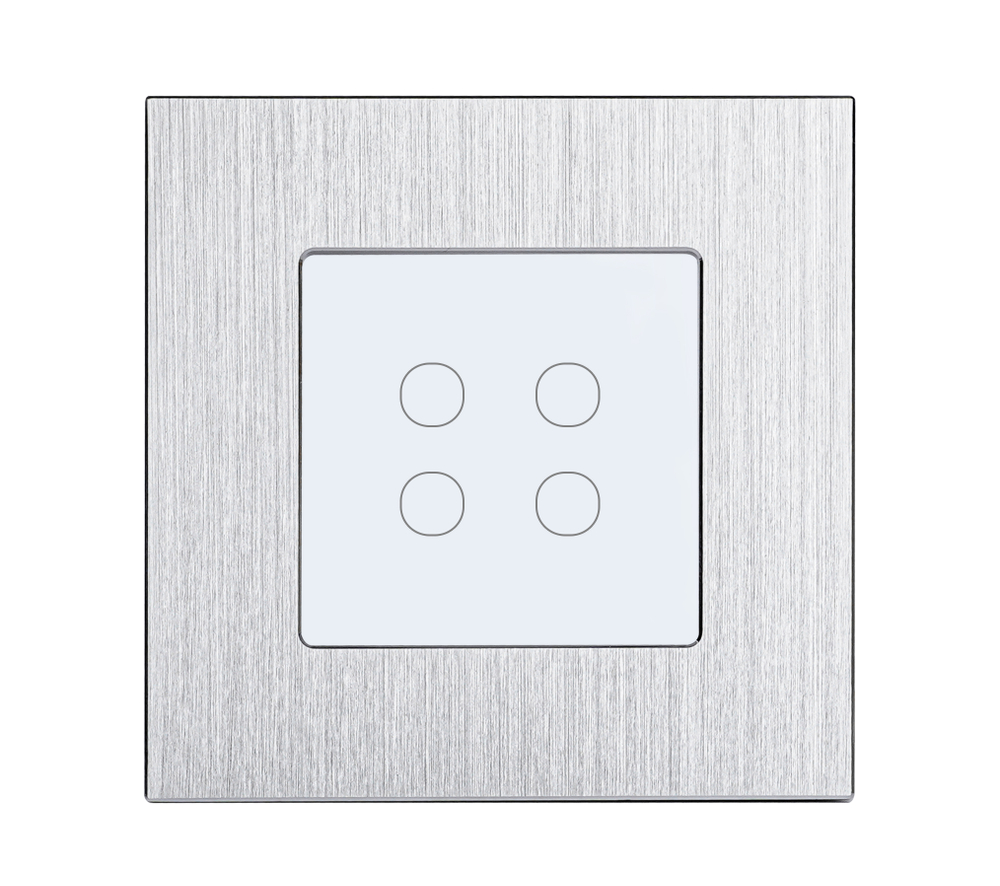 Стеклянная панель для рамки 4KL-WT 47*47мм БЕЛЫЙ