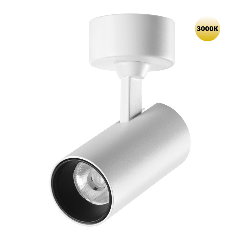 359229 OVER NT23 374 белый Светильник накладной светодиодный IP20 LED 15W 220V 1440Лм 3000К SELENE