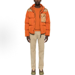 Пуховик C.P. Company Eco Chrome-R Mixed Google Down Jacket Walnut