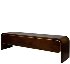 Тумба под ТВ Century, 200х52 см, шпон американского ореха