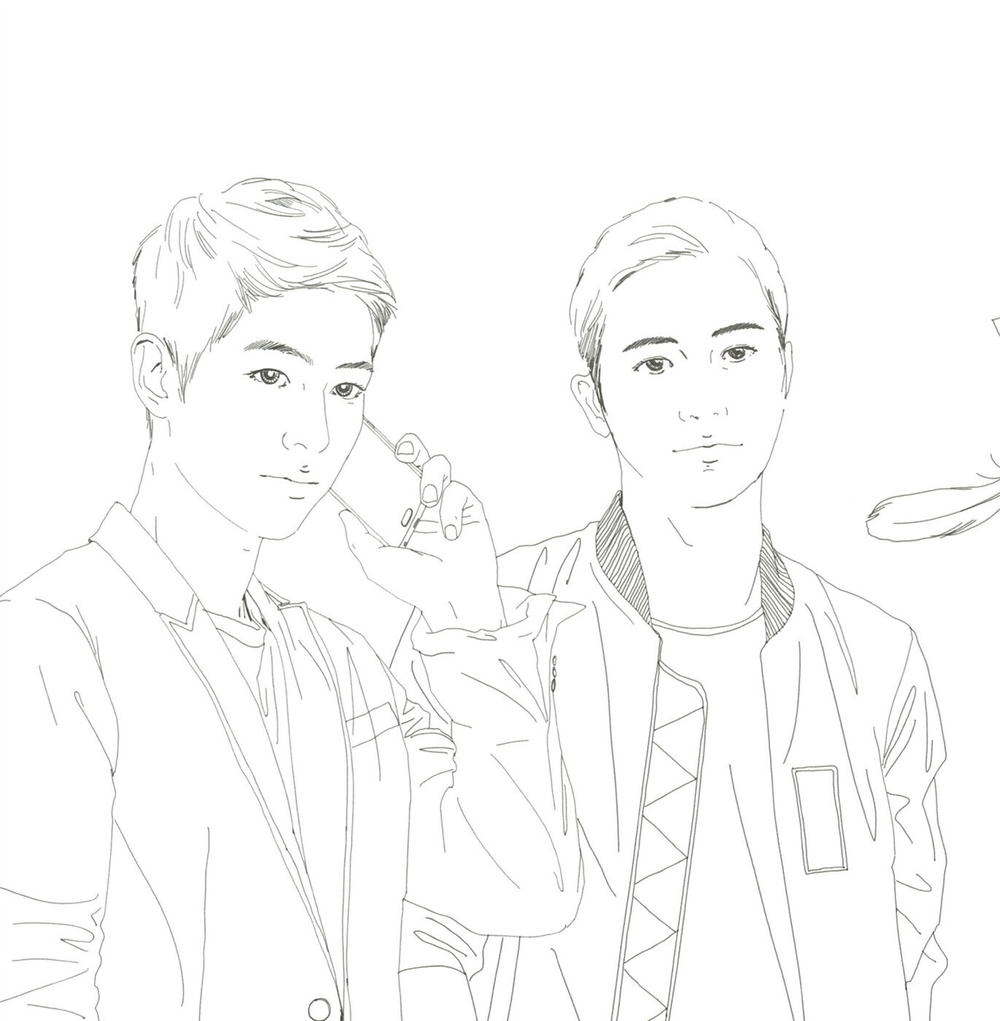 Descendants of the Sun Coloring Book