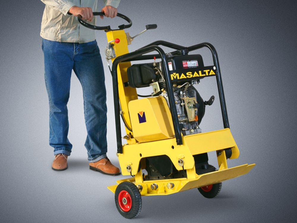 Виброплита реверсивная Masalta MSH160-4 бензиновая - [149 кг / 30,5 кН / Honda GX160]