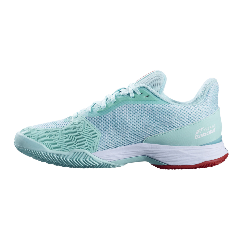 Женские теннисные кроссовки Babolat Jet Tere Clay Court Shoe Women - Mint, White