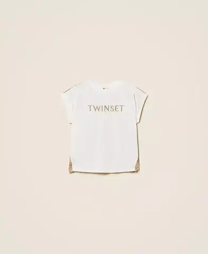 TWINSET Футболка с кружевом на спине