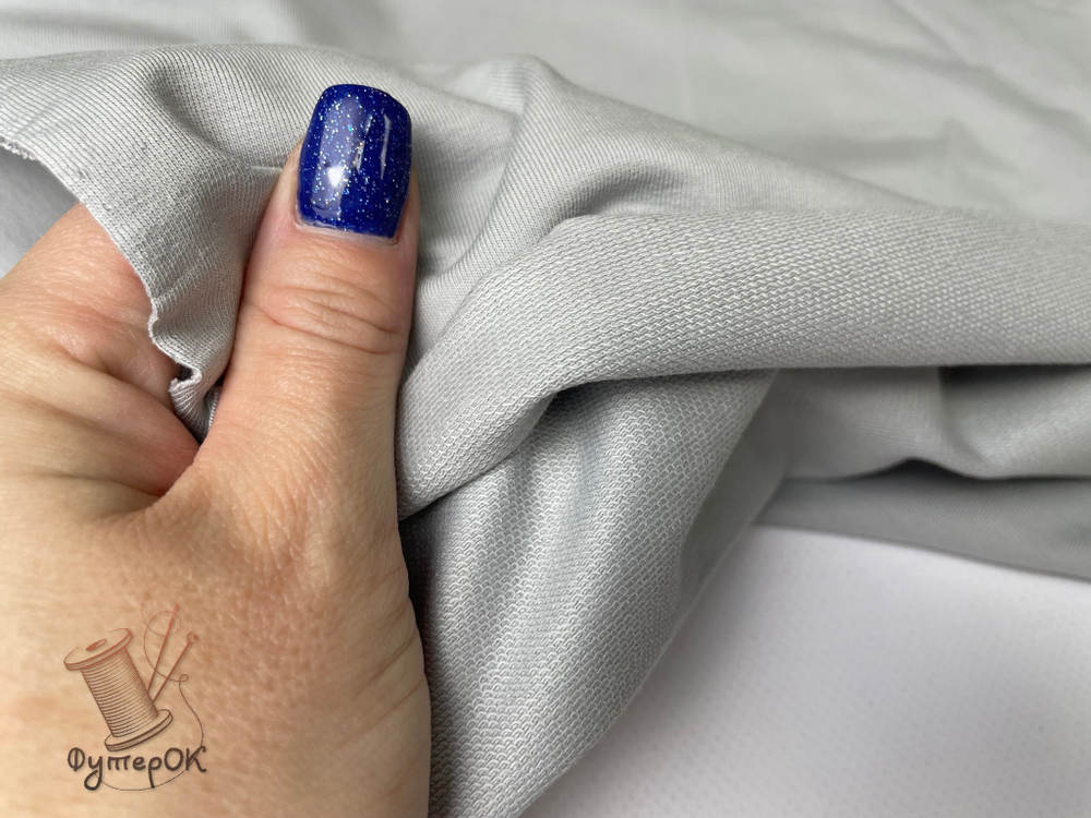 Футер 2-н петля СЕРЕБРИСТО-СЕРЫЙ