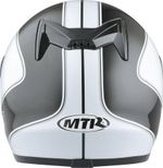 Мотошлем - MTR S-7 (черно-белый)