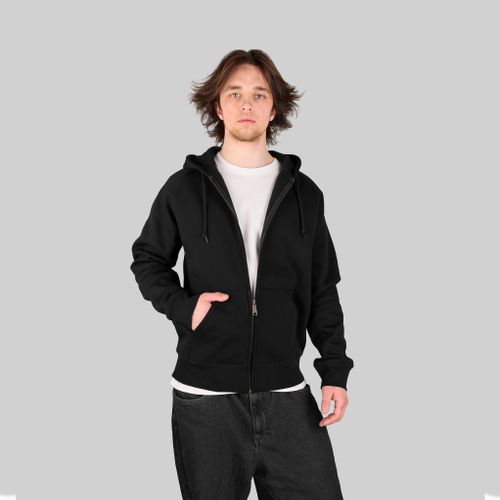 Толстовка мужская Carhartt WIP Chase Jacket Hooded артикул:I033664_black - купить в магазине Дайс