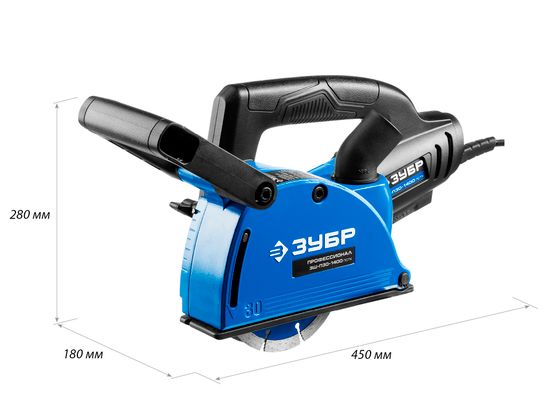 Штроборез "ЗУБР" ЗШ-П30-1400 ПСТ