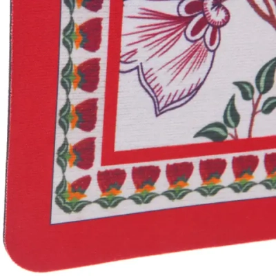 Коврик для ванной 38*58"Экзотические цветы»