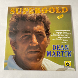 Винтажная виниловая пластинка LP Dean Martin Supergold (Германия 1979)