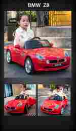 Детский толокар/каталка "BMW Z8" ,белый