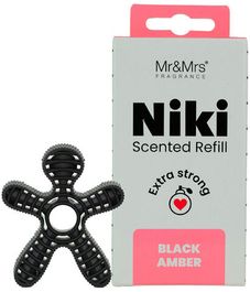 Черная амбра, сменный блок ароматизатора для автомобиля NIKI, Mr&Mrs Fragrance