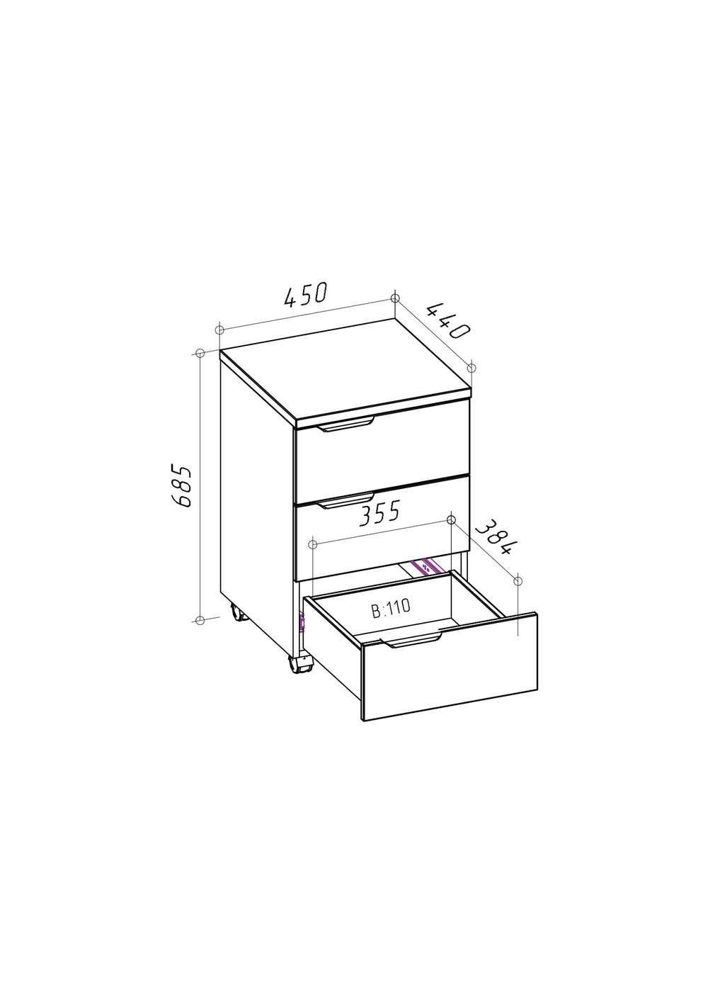 Подкатная тумба ROAM_01