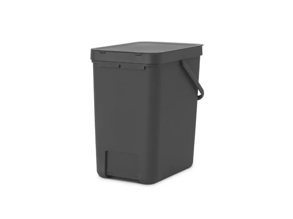 Brabantia Контейнер для мусора Sort & Go 25 л серый