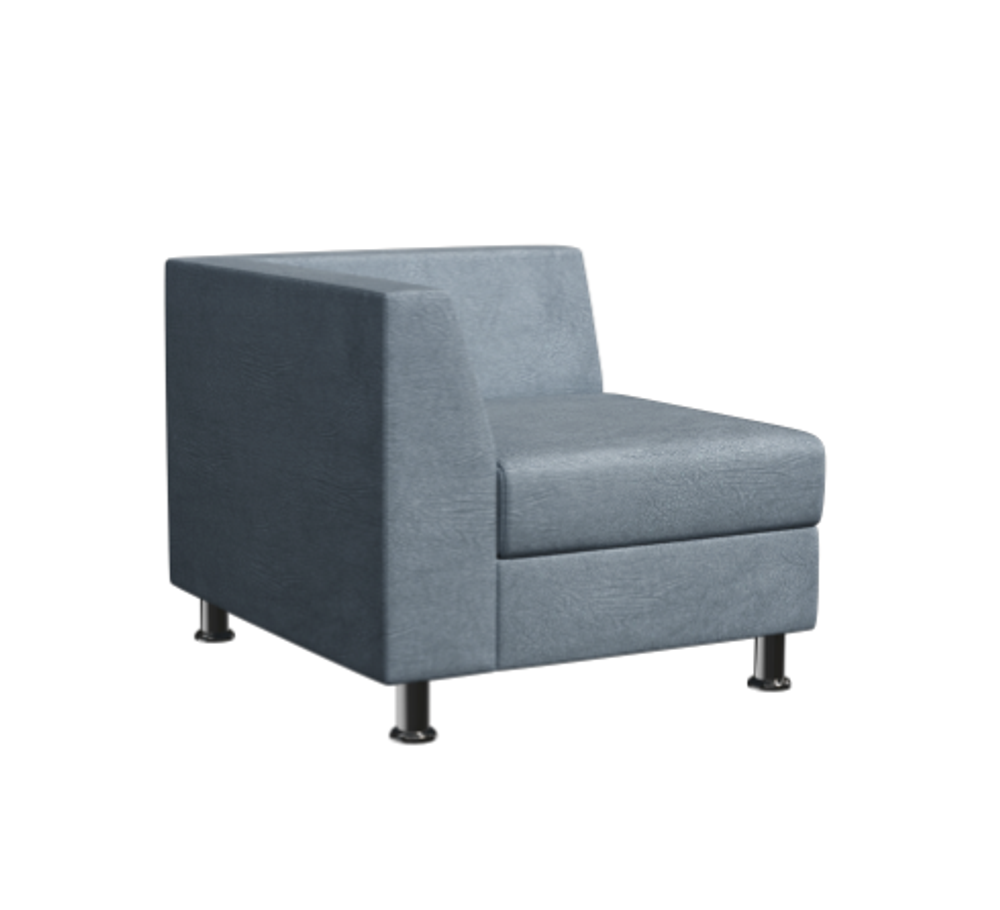 Секция с подлокотником одноместная ПРАЙМ