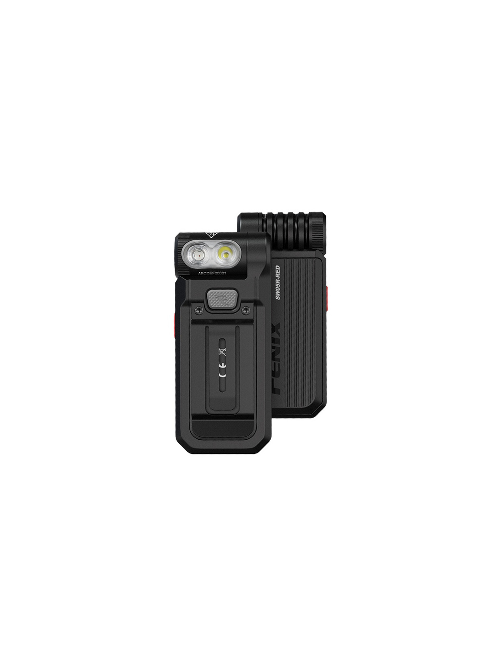 Фонарь Fenix многофункциональный SW05R-RED с красной подсветкой, черный