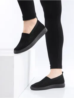 Мокасины летние текстильные