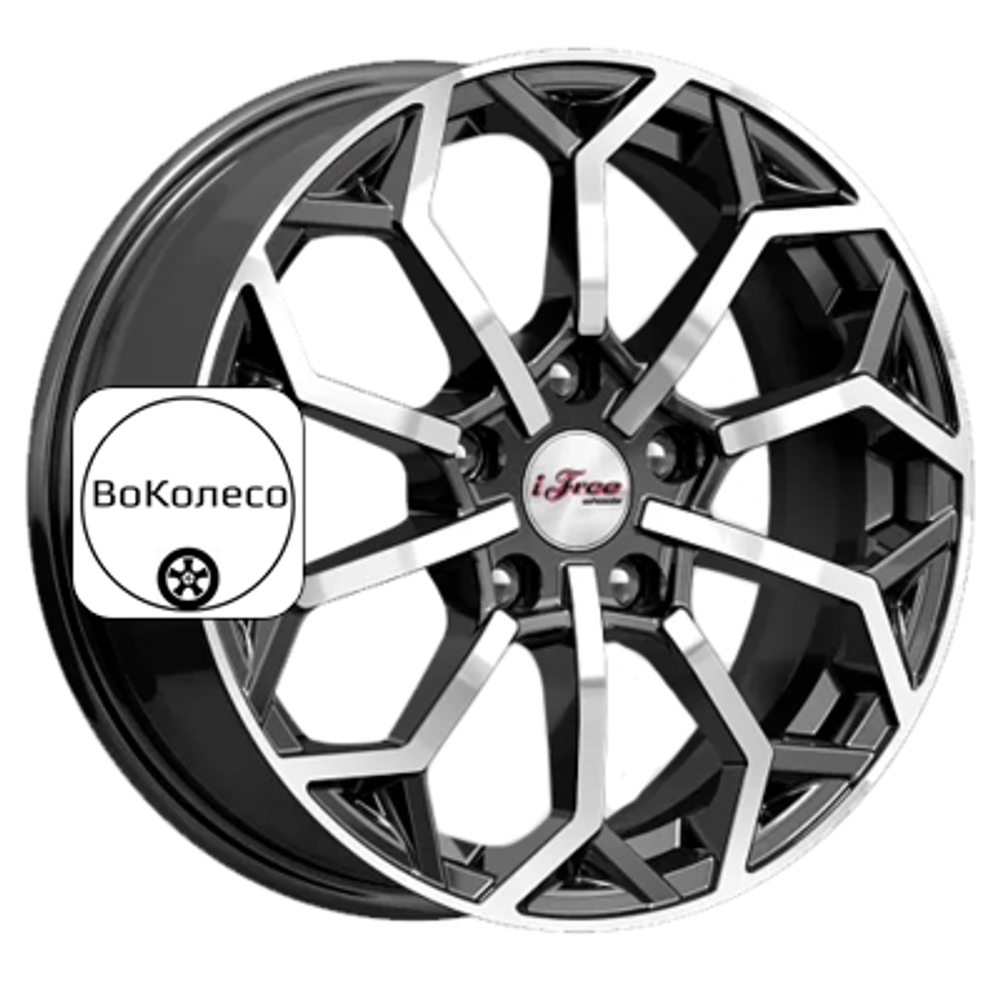 6,5x16/5x114,3 ET38 D67,1 Спейс-Нидл (КС1000) Блэк Джек iFree