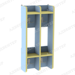 Полотенечница навесная 4 секции