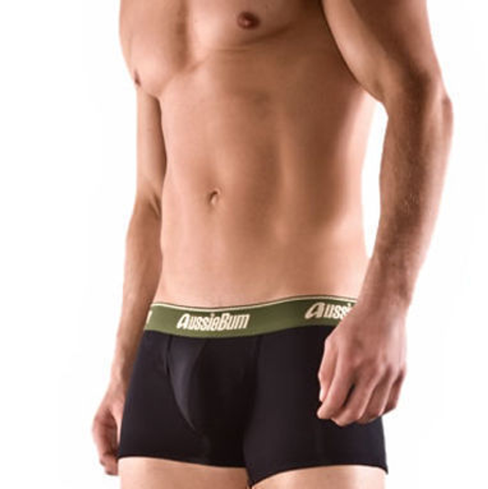 Мужские трусы хипсы Aussiebum Cotton Soft Hip Mountain Black AB00140