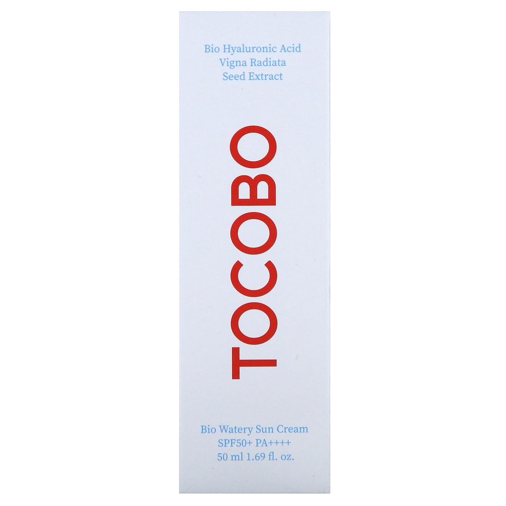 Tocobo, Bio Watery Sun, крем для лица от солнца, SPF 50+, PA ++++, 50 мл (1,69 жидк. унции)