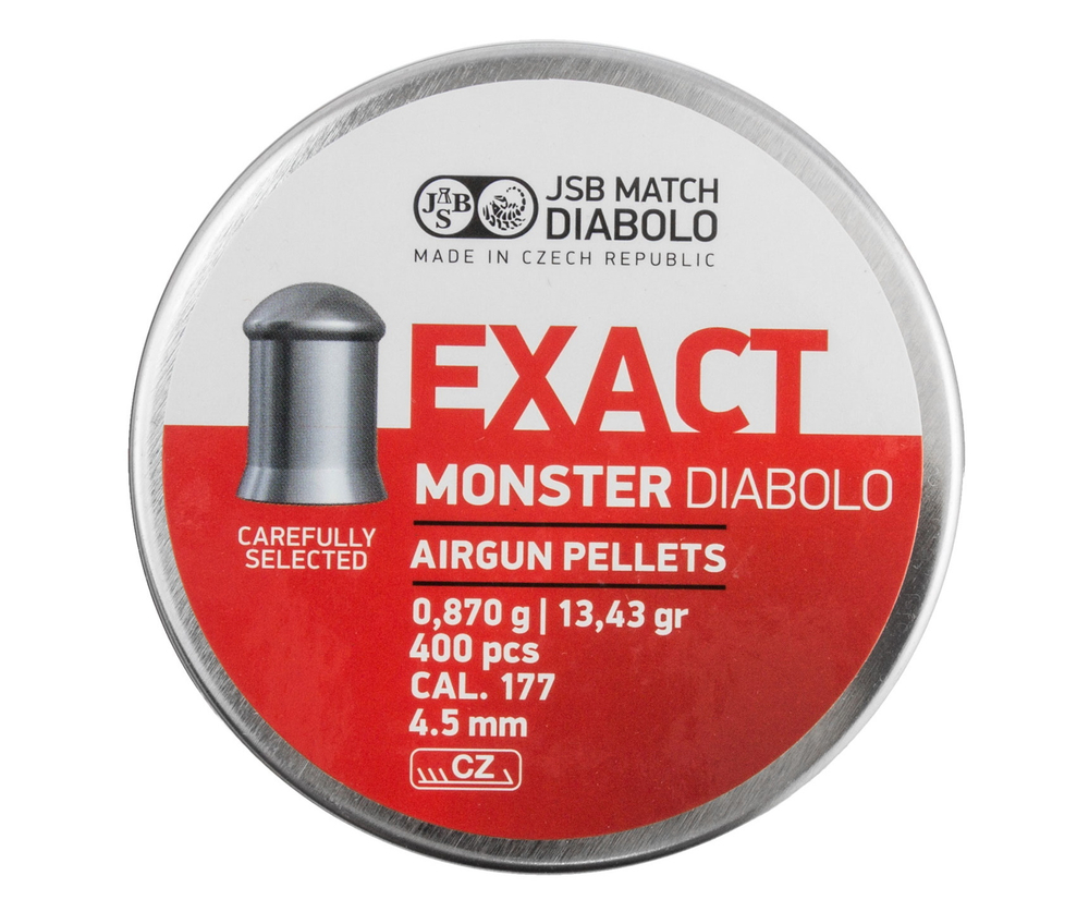 Пули пневматические "JSB Monster" 4,52mm, 0,870 гр. (400шт)