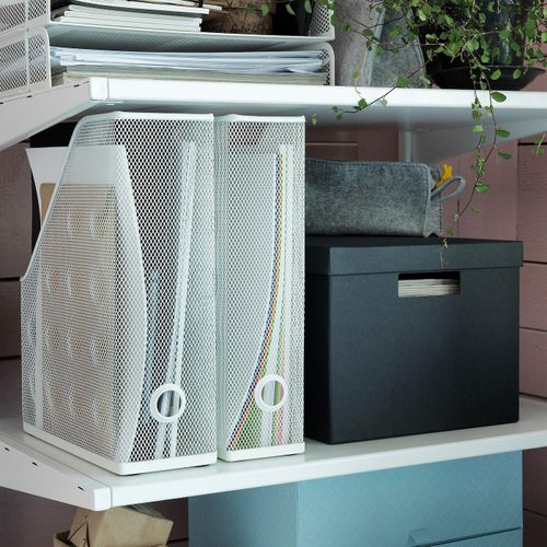 Набор папок IKEA DRONJONS (ДРЁНЙОНС), Белый, 2 шт