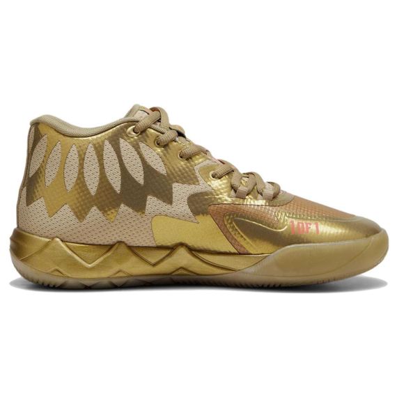 PUMA MB.01 Баскетбольные кроссовки MID Топ Золотой Мужские
