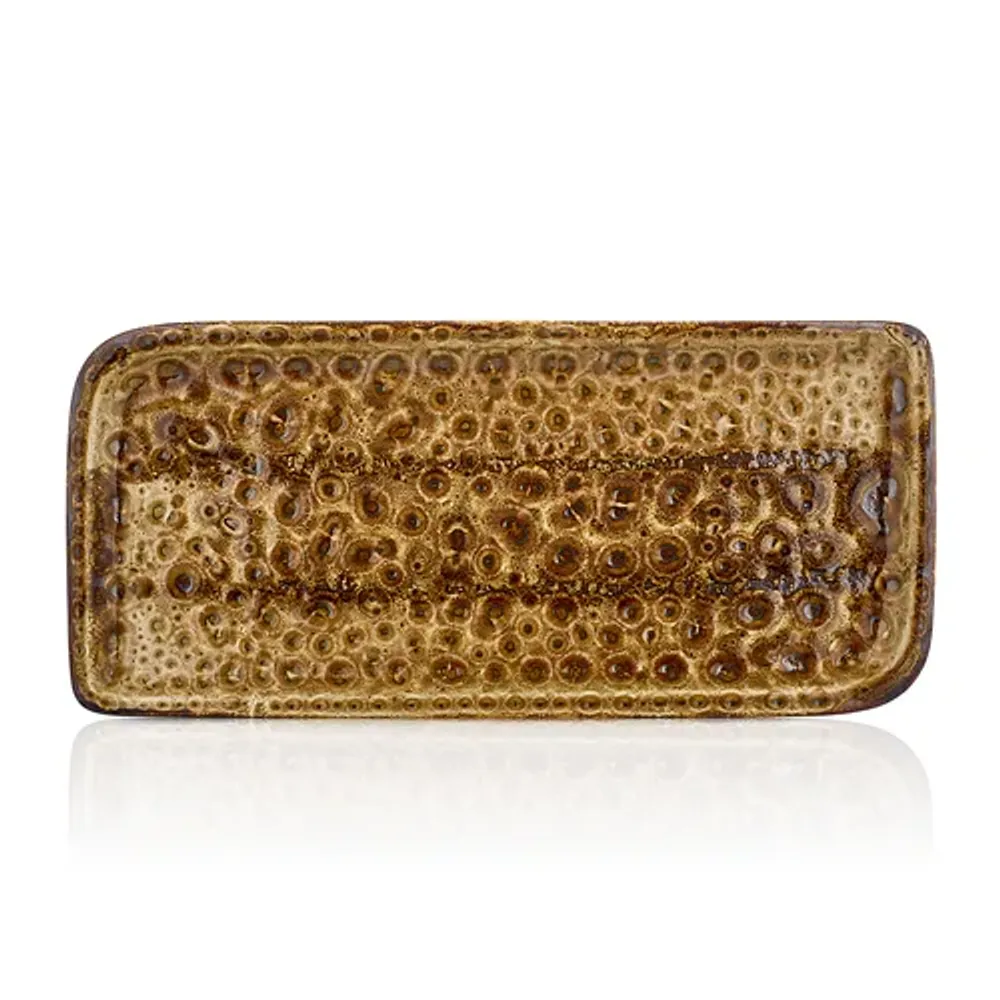 Блюдо прямоугольное 35*21 см Cowry Yellow By Bone Innovation [6]