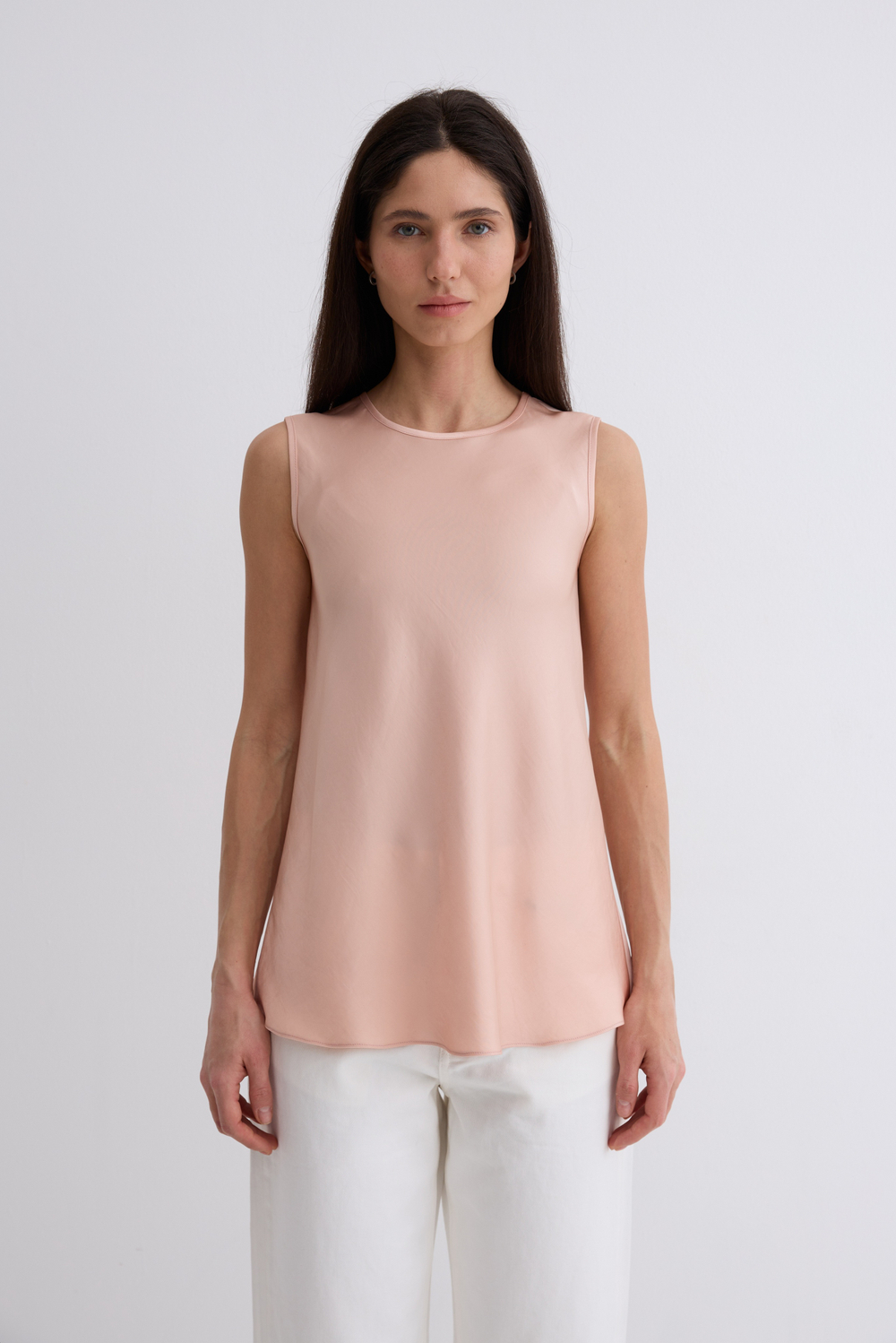 Топ Силуэтный из вискозы и ацетата