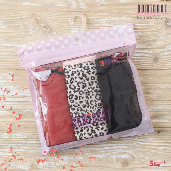 Трусики женские DOMINANT 55000-31, FULL BRIEF, 3 шт. в уп.