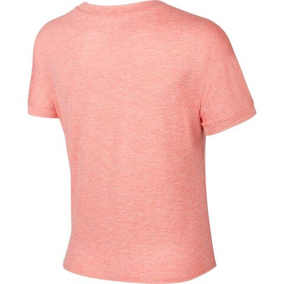 Женская футболка теннисная Nike Court Dry Elevated Essential Top - sunblush/white