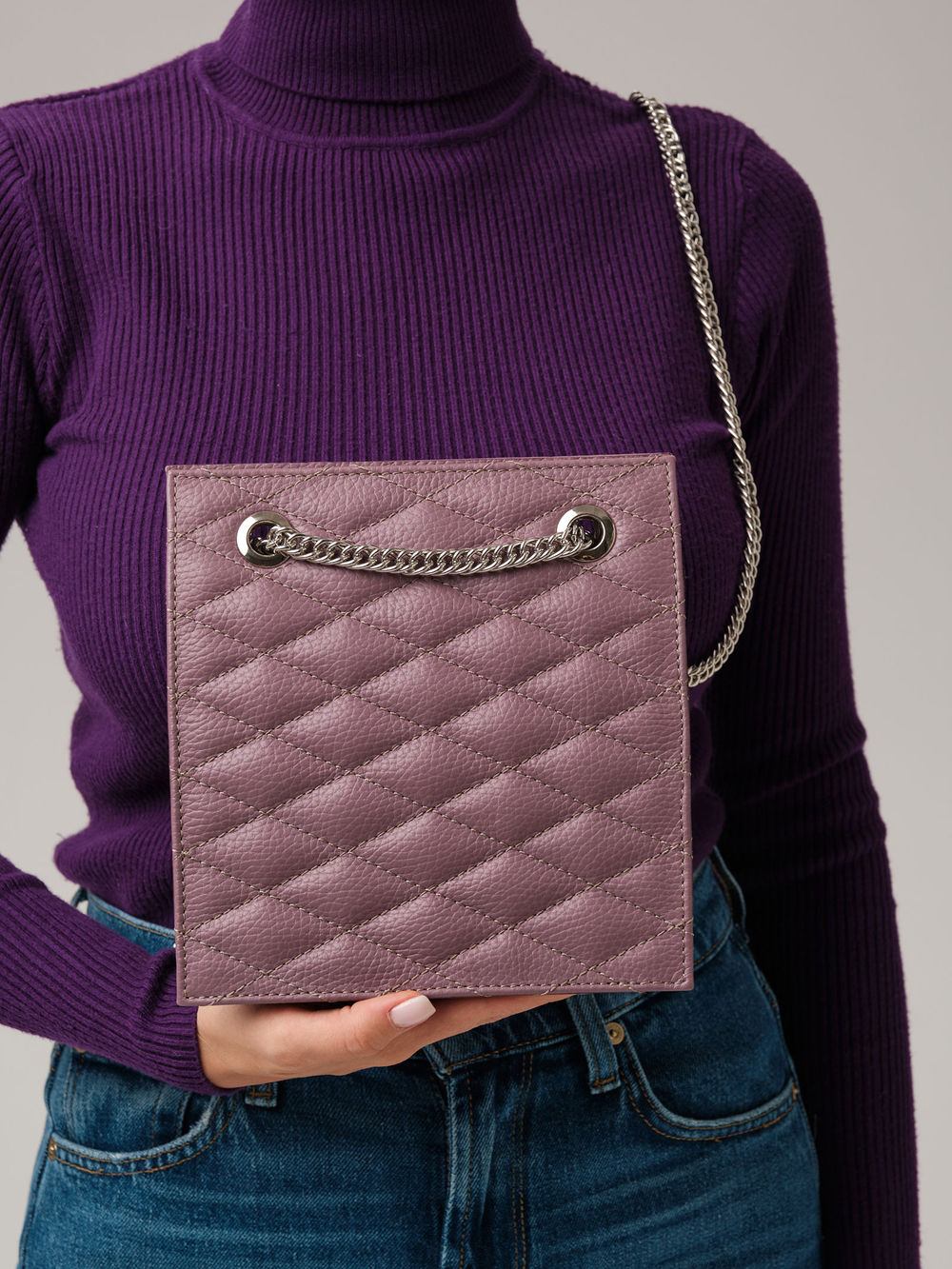 Сумка Azaro 30781 лиловая тень