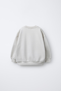 ZARA ТОЛСТОВКА С ПЕРЕЛИВАЮЩИМСЯ ПРИНТОМ NIRVANA ®, ЦВЕТ ЛЬДА