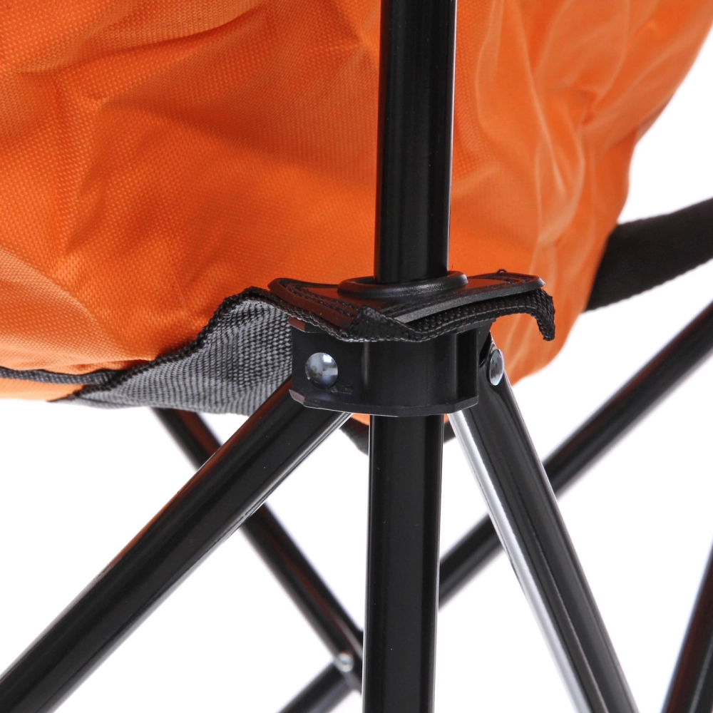 Кресло складное до 100 кг TJ-2000, 60*46*70 см, цвет: оранжевый