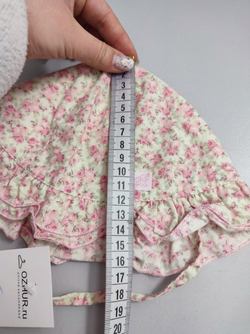 Панама с цветами на 2-3 года