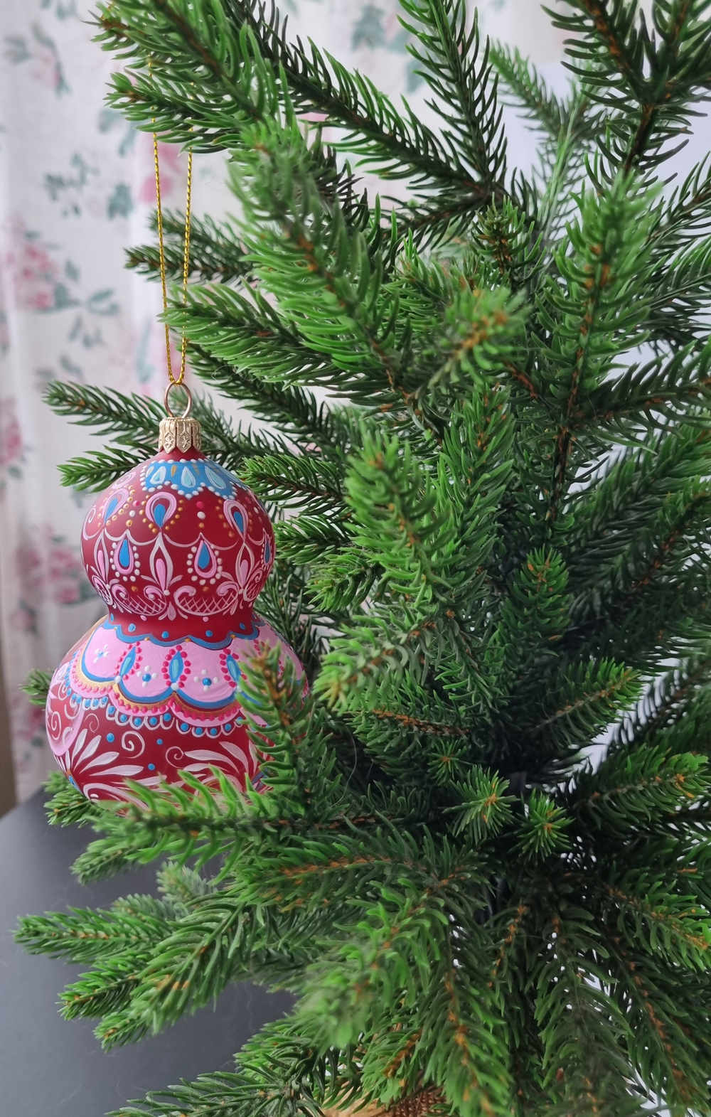 Матрёшка стеклянная Мария