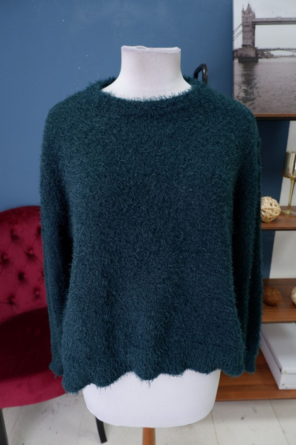 Джемпер H&M пушистый 48 размер