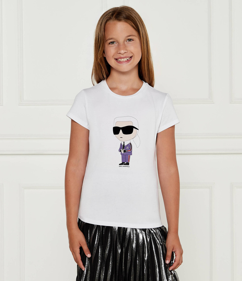 Футболка Karl Lagerfeld Kids - белый(Z30211)