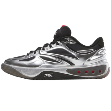 Reebok Engine A Баскетбольные кроссовки Низкие Топ Черно-серебристые Унисекс