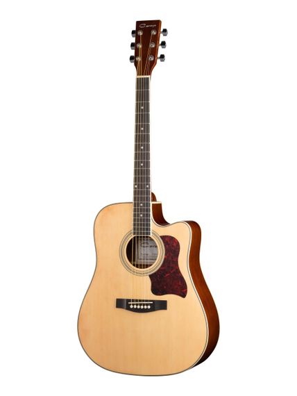 Caraya F650C-N - акустическая гитара, с вырезом, цвет натуральный