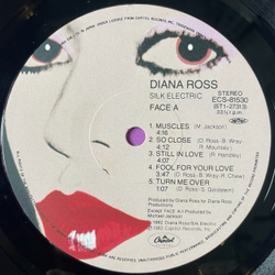 Винтажная виниловая пластинка LP Diana Ross Silk Electric (Japan 1982) (Obi)